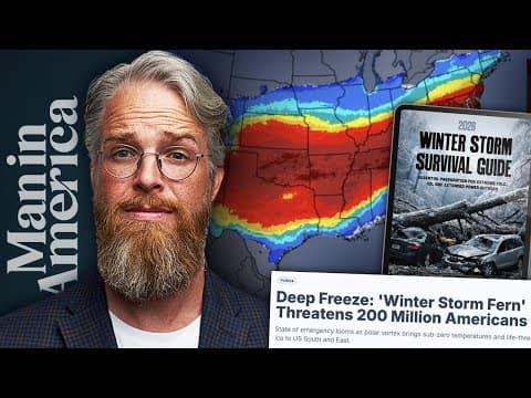 Catastrophic Ice Storm: What You Must Do In The Next 48 Hours | Emergency Broadcast