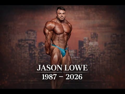 Ifbb Pro Jason Lowe Passes Away At 38 - We Lost A Great Man