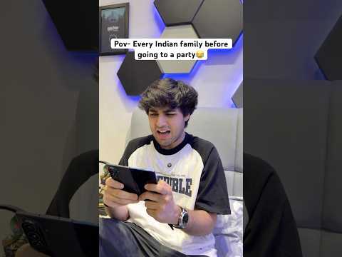 Indian family before going to a party🤣 | Raj Grover | #shorts