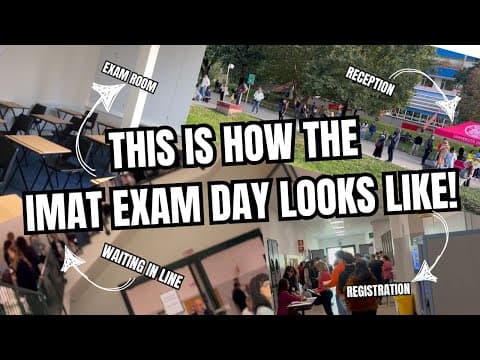 Imat Exam Day Vlog! This Is What You Should Expect!