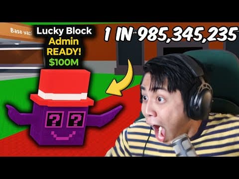 Unlimited Lucky Block Admin! Paldo Lahat Sa Admin Event! Sa Steal A Brainrot