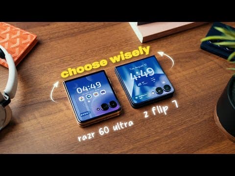 The Real Differences - Galaxy Z Flip7 Vs Motorola Razr 60 Ultra!