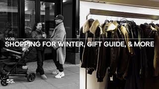 Vlog | Shopping For Winter Essentials, Holiday Gift Ideas For Men, Sushi Mukbang W/ Kia, & More!
