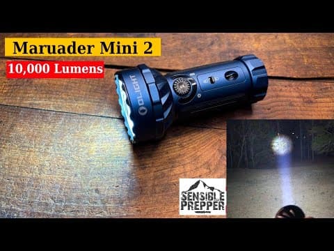 Marauder Mini 2 Flashlight Review : 10k Lumens Of Light