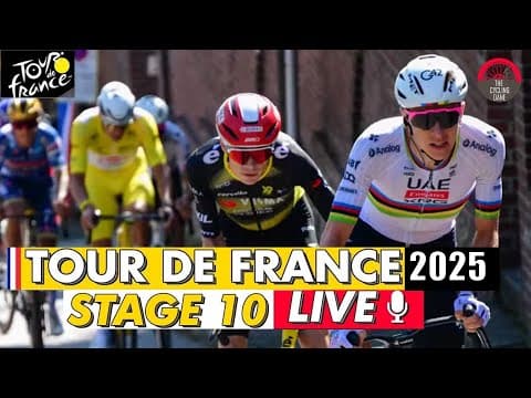 Tour De France 2025 Stage 10 Live Commentary - Jonas Vingegaard Vs Tadej Pogacar In The Mountains