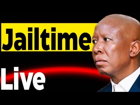 Will Julius Malema Go To Jail? Live Watch Party Starting Soon