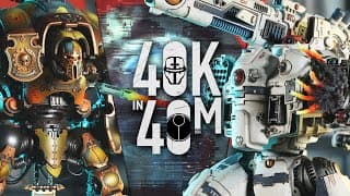 Imperial Knights With Admech Allies Vs T'au. Jind Wants Revenge! Warhammer 40k In 40m Battle