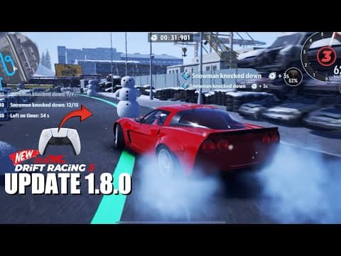 Carx Drift Racing 3 Ios - New Snow Jump Drift Event  Update 1.8.0