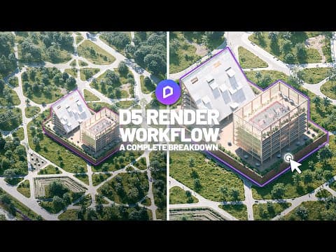 How I Pulled Off This Entire Design Project In D5 Render 2.11 (and It's Built-in Ai)