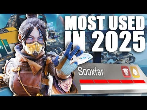 These Were The Most Used Guns & Legends In 2025 Of Apex!