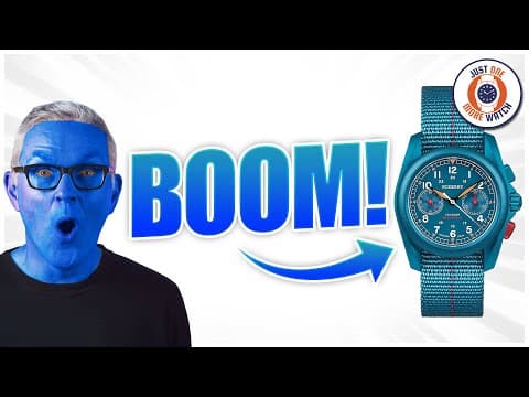 Very Cheap And Very Blue! $299 Titanium Chronograph!