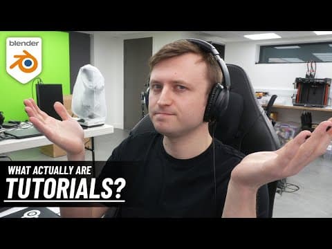 The State Of Blender Tutorials On Youtube