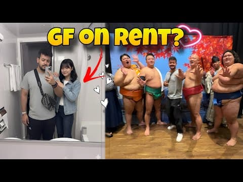 I Rented A Girlfriend In Japan ❤️| Sumo Fight Gone Wrong🤪