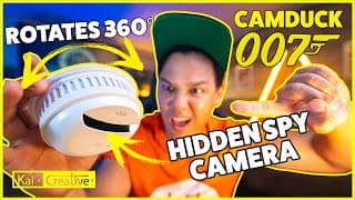 A Spy Camera In A Smoke Detector? | Camduck 007 | Kaicreative 2024