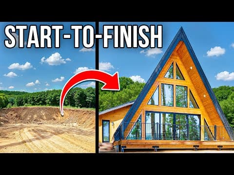 I Built A 2,000 Sq Ft Cabin With Zero Experience!