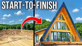 I Built A 2,000 Sq Ft Cabin With Zero Experience!