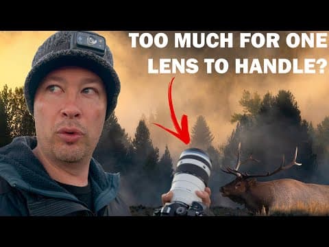 Wildlife & Landscape Photography In The Tetons With Only One Lens