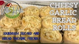 Cheesy Garlic Bread Rolls (with Or Without Sourdough Discard) | Gooey Buttery Homemade Rolls