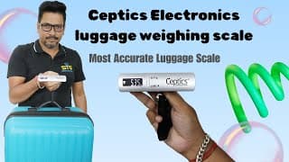 Ceptics Electronics Luggage Weighing Scale Unboxing & Review 🔥🔥 | Most Accurate Luggage Scale