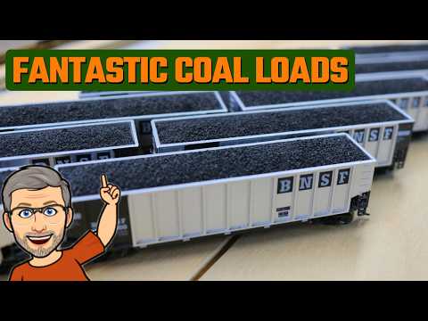 Awesome Custom Removable Coal Loads For Model Railroads