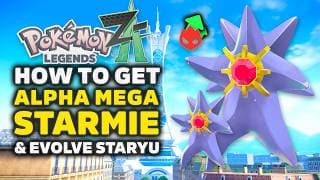 Pokemon Legends Z-a - How To Get Staryu & Mega Alpha Starmie | Staryu Location Guide
