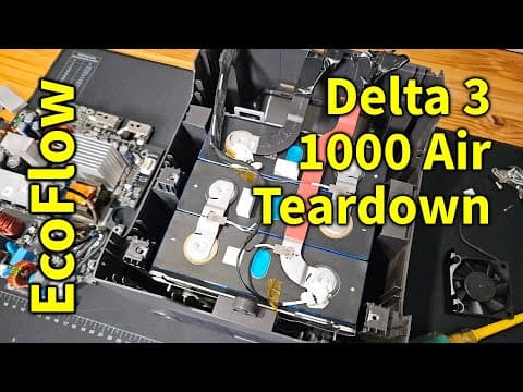Inside The Ecoflow Delta 3 1000 Air Portable Power Station, Complete Teardown