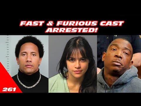 Some Of The Fast  And Furious. Cast Members Have Been Arrested.