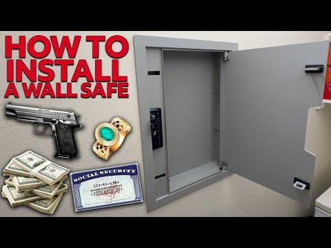 The Easiest Way To Install Your Wall Safe!