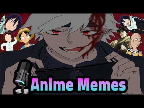 انمي ميمز بطعم المايكروفون الجديد Anime Memes || Fifine Am8