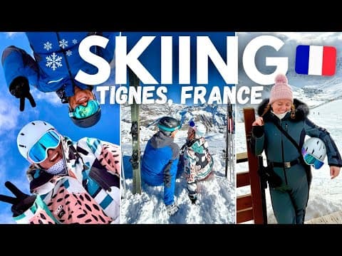 Skiing Vlog! ⛷️ Tignes, French Alps 🇫🇷🎿 Christmas, Cosy Town, Spa & Après-ski 🚡❄️ Hotel Voulezvous 🏨