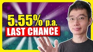 Last Chance To Get 5.55% P.a. With Bonus$aver Account | Do This Now
