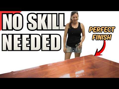Wood Finishing Tips + Goof-proof Polyurethane