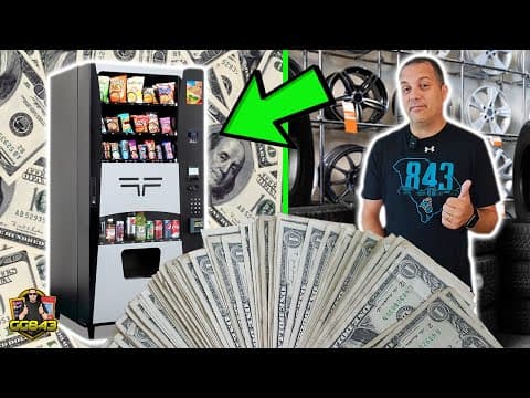 Collecting The Money From My Vending Machine After 2 Weeks!