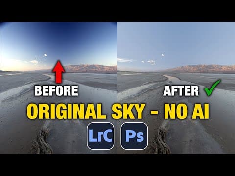 Using Point Color To Fix Uneven Skies In Lightroom Or Photoshop (no Sky Replacement, No Ai)