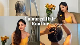 How I Keep My Coloured Hair Smooth 🧡 | Ishaani Krishna.