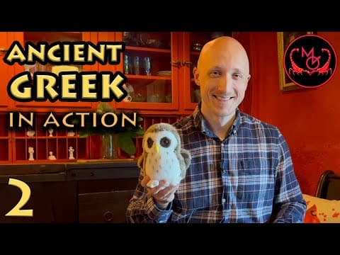 Ancient Greek In Action! Ep.2 |  Taking, Putting, Drinking