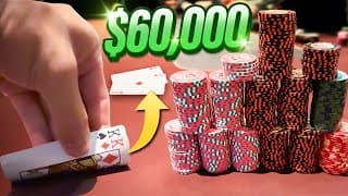 Facing A 6-bet Jam For $60,000 W/ Kings!