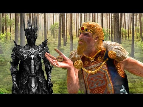 Sauron Vs Skyrim. The Hunt For Precious.