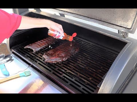 Mango Habenero Spare Ribs On Lone Star Grillz 24x40 Offset
