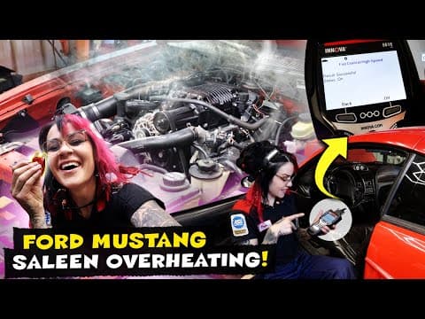 This Ford Mustang Saleen Is Hot!! Diagnosing An Overheating Issue With @innovaauto!! #sponsored #diy