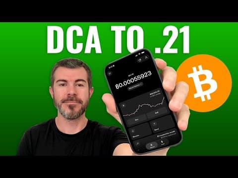You Can Still Dca To .21 Bitcoin (day 2521)