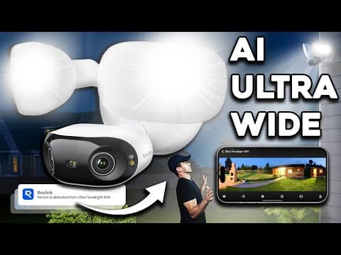 A 4k 180° Ultra-wide Floodlight Security Camera! Reolink