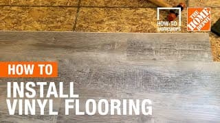 How-to Workshops - How To Install Vinyl Flooring | The Home Depot
