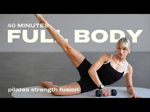 40 Min. Full Body Workout With Weights | To Build Muscle Without Getting Bulky | No Repeats