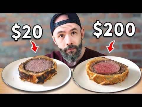 $20 Vs $200 Beef Wellington | With Babish
