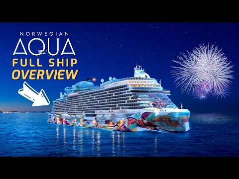 Norwegian Aqua | Full Ship Overview Tour & Review | 4k