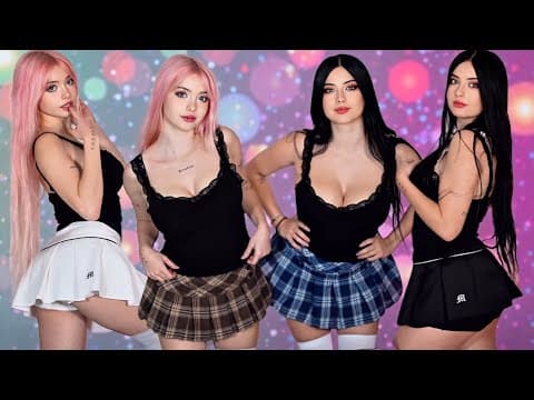 Mini Skirt Try On Haul | Burch Twins