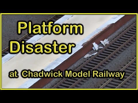 Building Station Platforms Part 1 At Chadwick Model Railway | 231.