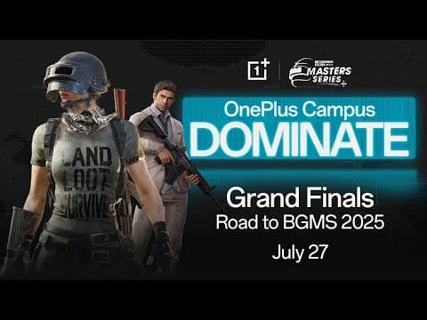 Oneplus Campus Dominate Grand Finale - Road To Bgms 2025 | #upyourgame #oneplusnord5