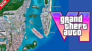 Our First Look At Vice City In Gta 6 (updated Map Preview)